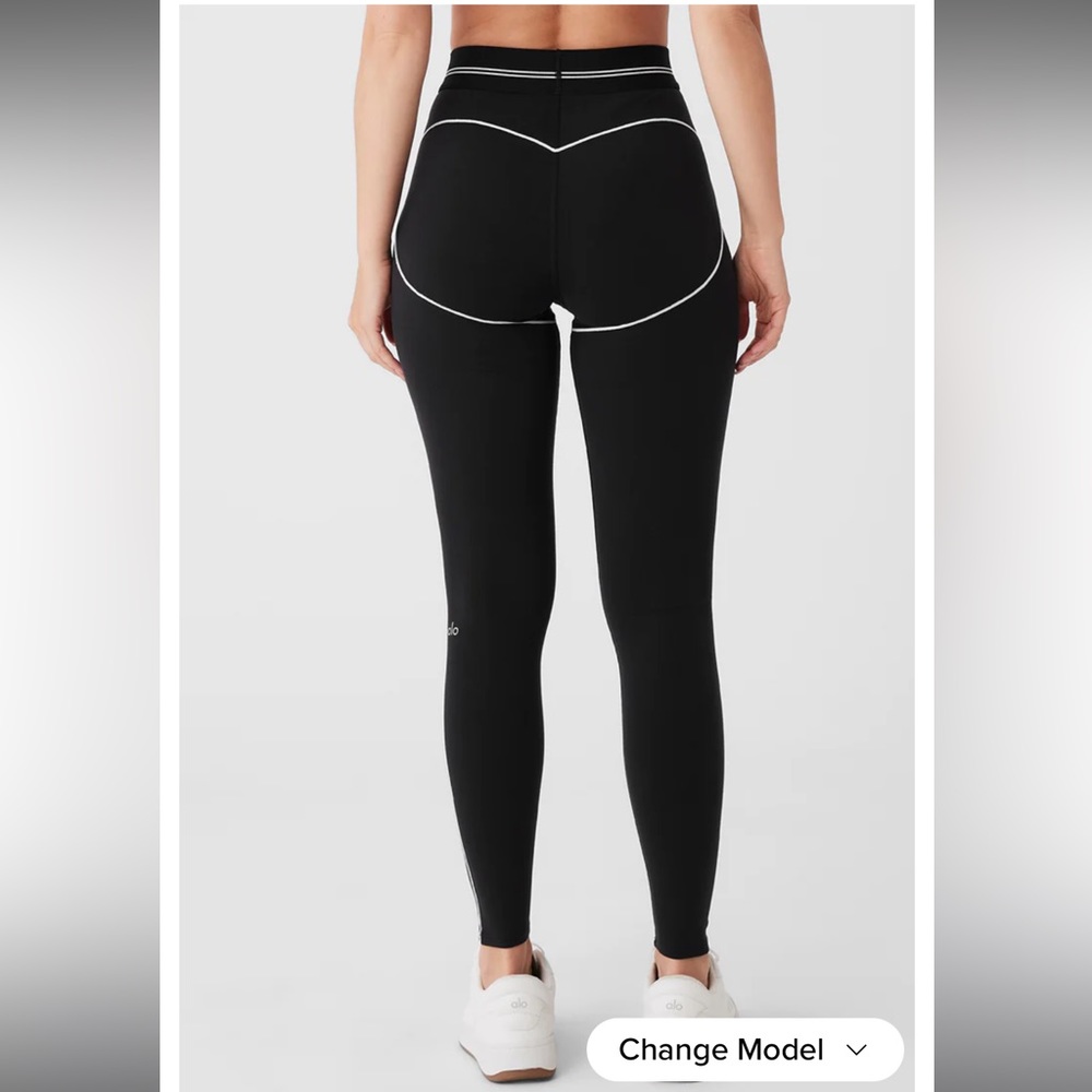 ALO Yoga  Airbrush High-Waist Heart Throb Legging-XXS-NWT - Picture 5 of 9